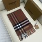 5. plaid color blocked scarf camel color blocked caramel colorSize 168x30cm 100% L