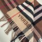 5. plaid color blocked scarf camel color blocked caramel colorSize 168x30cm 100% L