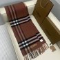 5. plaid color blocked scarf camel color blocked caramel colorSize 168x30cm 100% L