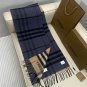 5. plaid color blocked scarf Camel color blocked fog blueSize 168x30cm 100% Lana c