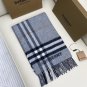 5. plaid color blocked scarf gray carbon graySize 168x30cm 100% Lana cashmereThe