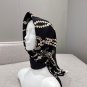 5220        New Pearl Necklace in BlackSize 90x90cm 100% real silkPearl elements