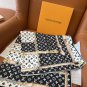 5220 Donkey Home  Chain Square TowelSize 90x90cm 100% silk 18mm original fabricSu