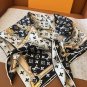 5220 Donkey Home Chain Square TowelSize 90x90cm 100% silk 18mm original fabricSu