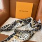 5220 Donkey Home Chain Square TowelSize 90x90cm 100% silk 18mm original fabricSu