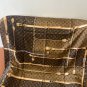 5220 Donkey Home  Chain Square TowelSize 90x90cm 100% silk 18mm original fabricSu_4161