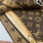 5220 Donkey Home  Chain Square TowelSize 90x90cm 100% silk 18mm original fabricSu_4161