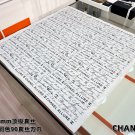 5220Chanel-90  90 silk double-sided square towel18mm double-sided same colorDebute