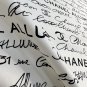 5220Chanel-90 90 silk double-sided square towel18mm double-sided same colorDebute