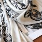 5270 ã Floral Fragrance Full Clothes!! Simple enough to be a big brand! Black and whit