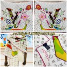 5270LV x TM SUPERFLAT 140 Silk Wool Shawl140 top-level silk and wool double-sided sam