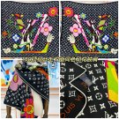 5270LV x TM SUPERFLAT 140 Silk Wool Shawl140 top-level silk and wool double-sided sam_7051