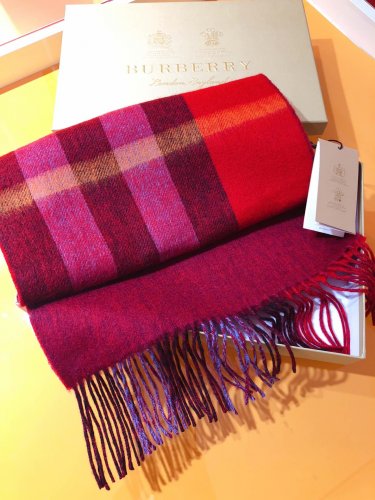 arance P120 RBR1909 Burberry Double sided Dual purpose Grid Pattern Mixed Color Yarn Ca