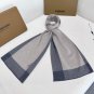 Burberry's hot selling new high-end men's scarf [TB cashmere plaid] exclusive cowhide