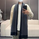 Burberry's hot selling new high-end men's scarf [TB cashmere plaid] exclusive cowhide_907