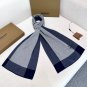 Burberry's hot selling new high-end men's scarf [TB cashmere plaid] exclusive cowhide_908