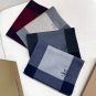 Burberry's hot selling new high-end men's scarf [TB cashmere plaid] exclusive cowhide_908