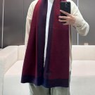 Burberry's hot selling new high-end men's scarf [TB cashmere plaid] exclusive cowhide_909
