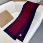 Burberry's hot selling new high-end men's scarf [TB cashmere plaid] exclusive cowhide_909