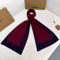 Burberry's hot selling new high-end men's scarf [TB cashmere plaid] exclusive cowhide_909