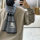Burberry's popular new high-end men's scarf features a classic warhorse plaid pattern