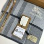 Burberry's popular new high-end men's scarf features a classic warhorse plaid pattern