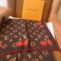 ce &iuml;&iquest;&yen; 275 (excluding packaging)The LV x TM Monogram Cerise handkerchief is made of a