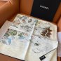 ce ï¿¥ 365 (Comes with a full set of luxury packaging)Coco Landscape Silk Scarf, Whit