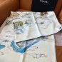 ce ï¿¥ 365 (Comes with a full set of luxury packaging)Coco Landscape Silk Scarf, Whit