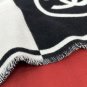 ce ï¿¥ 595Black and white symmetrical double-sided shawl, black and white super class