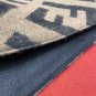 ce &iuml;&iquest;&yen; 595FENDL double-sided wool cashmere blend cloak in blackcoffee colorSize 14