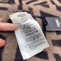 ce &iuml;&iquest;&yen; 595FENDL double-sided wool cashmere blend cloak in blackcoffee colorSize 14