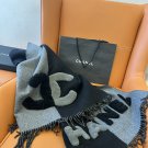 ce ￥ 995 (excluding packaging)【 Splicing Large Logo Cashmere shawl 】 Overweight ha