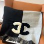 ce ï¿¥ 995 (excluding packaging)ã Splicing Large Logo Cashmere shawl ã Overweight ha_467