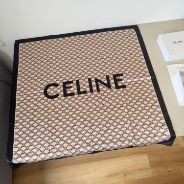 ch 110CELINE's new silk handkerchief[Triumphal Arch Printed Square Scarf] Beautiful_2804