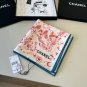 ch 110Chanel original 90cm silk handkerchiefQuan Zhilong's same style silk scarf [p_4689
