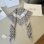 ch 110Dior classic printed handkerchief pays tribute to the classic Oblique print.T_4241