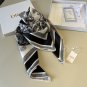 ch 110Dior jungle hand-painted handkerchiefsize:90x90cmMaterial 100% real silk_5232