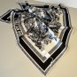 ch 110Dior jungle hand-painted handkerchiefsize:90x90cmMaterial 100% real silk_5232