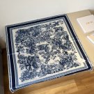 ch 110Dior jungle hand-painted handkerchiefsize：90x90cmMaterial 100% real silk_5235