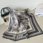 ch 110Dior jungle hand-painted handkerchiefsize:90x90cmMaterial 100% real silk_7125