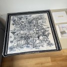 ch 110Dior jungle hand-painted handkerchiefsize：90x90cmMaterial 100% real silk_7677