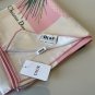 ch 110Dior Silk Square Towel [Lily of the Valley Flower Bouquet Towel] Made of top-qu