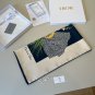 ch 110Dior Silk Square Towel [Lily of the Valley Flower Bouquet Towel] Made of top-qu_1301