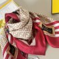 ch 110FENDI's new silk square scarfã FF Letter Printed Square Scarf ã Beautiful [_1812