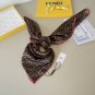 ch 110FENDI's new silk square scarfã FF Letter Printed Square Scarf ã Beautiful [_2779