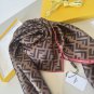 ch 110FENDI's new silk square scarfã FF Letter Printed Square Scarf ã Beautiful [_2779