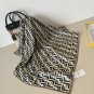 ch 110FENDI's new silk square scarfã FF Letter Printed Square Scarf ã Beautiful [_2780