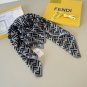 ch 110FENDI's new silk square scarfã FF Letter Printed Square Scarf ã Beautiful [_2781