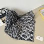 ch 110FENDI's new silk square scarfã FF Letter Printed Square Scarf ã Beautiful [_2781